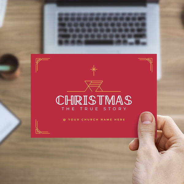 Christmas The True Story - Standard Invitation Card