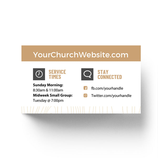 Come As You Are - Mini Invitation Card