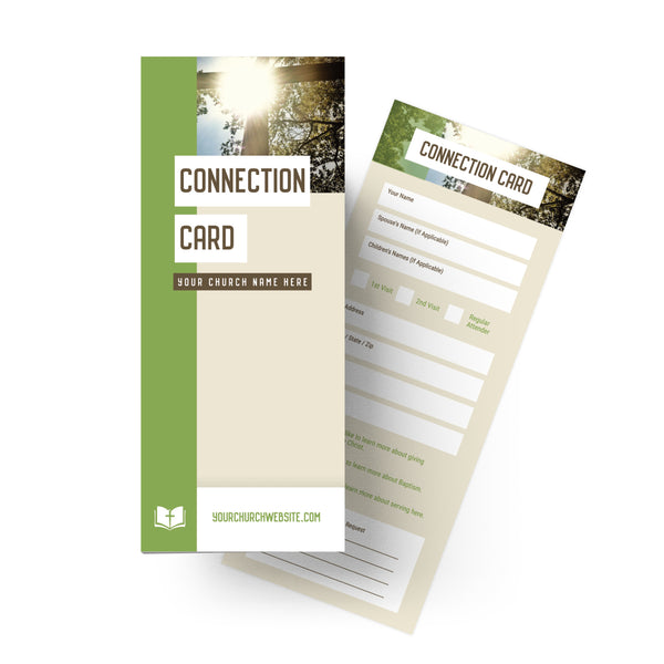 Cross Yearly Theme - Standard Connection Card
