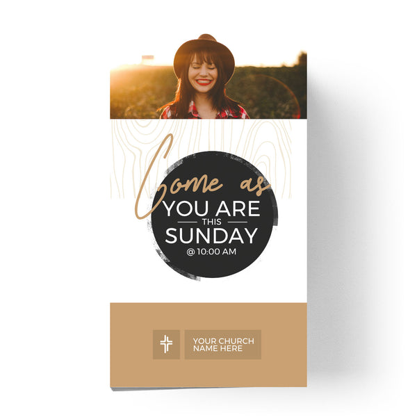 Come As You Are - Large EDDM Mailer