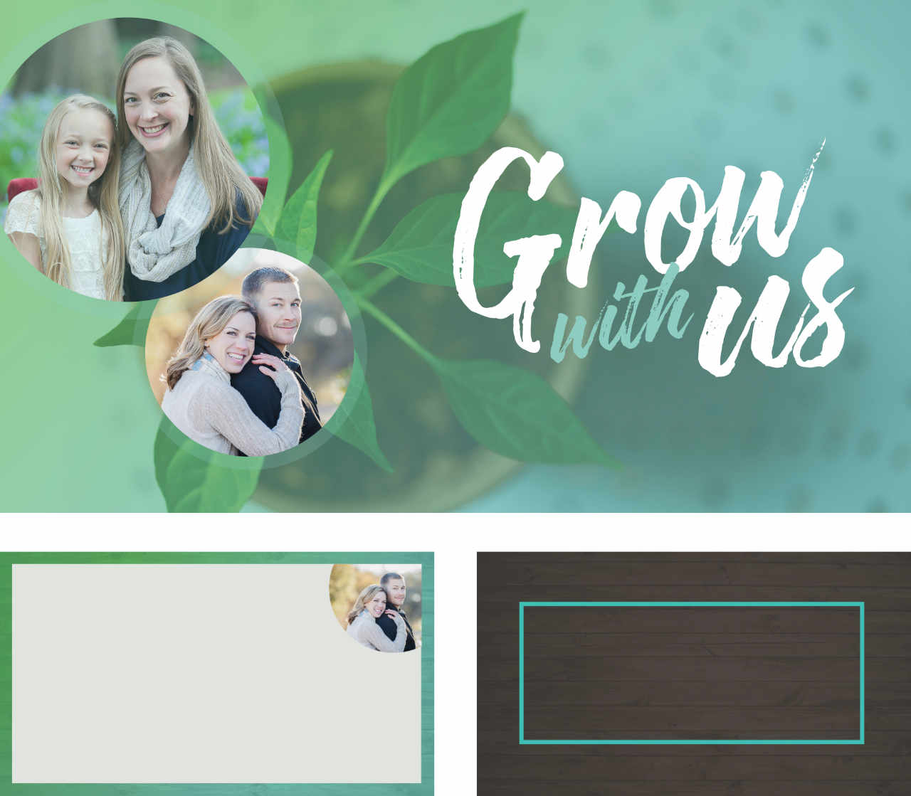 Grow With Us Gradient - Screen Set