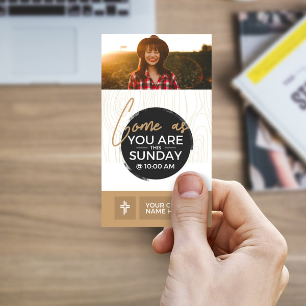 Come As You Are - Mini Invitation Card