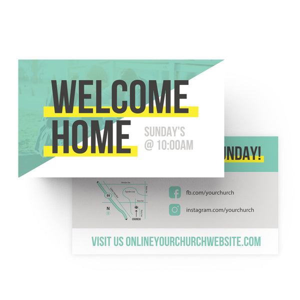 Welcome Home - Mini Invitation Card