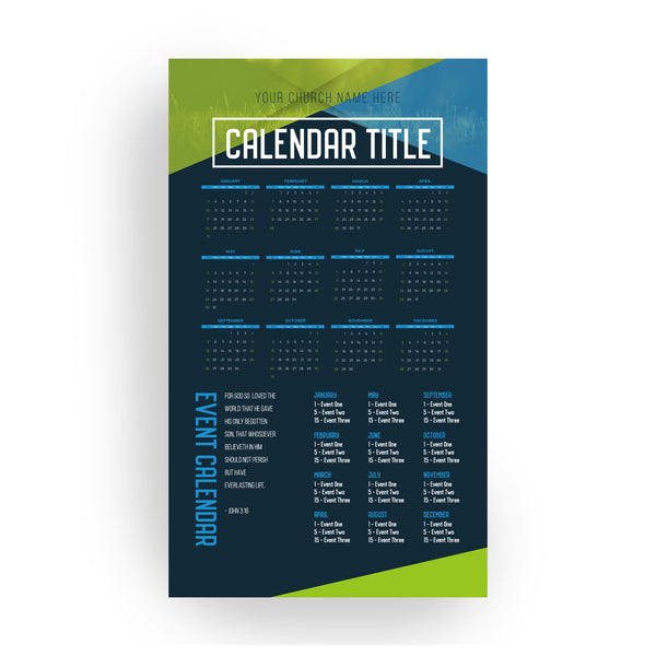 Modern Yearly Theme - Church Calendar
