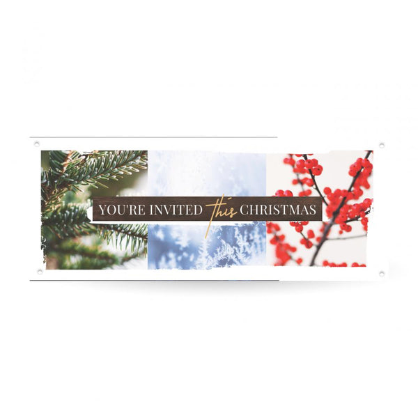You're Invited This Christmas - Horizontal Banner