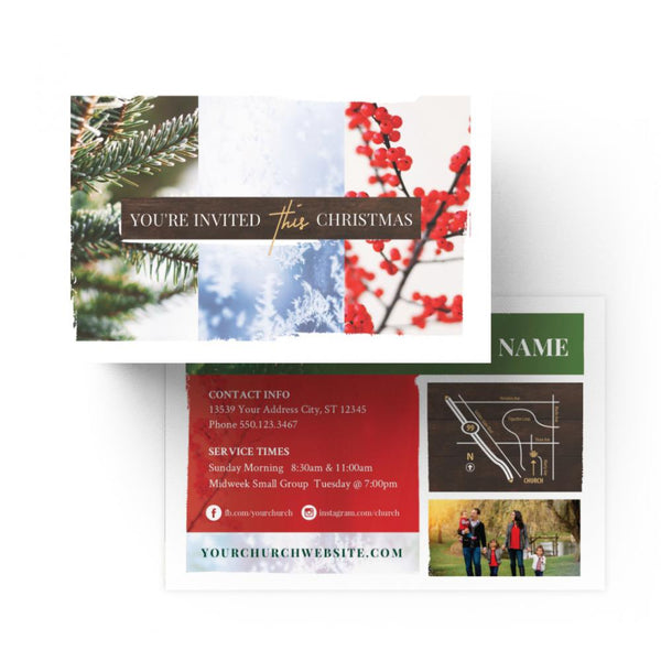 You're Invited This Christmas - Standard Invitation Card
