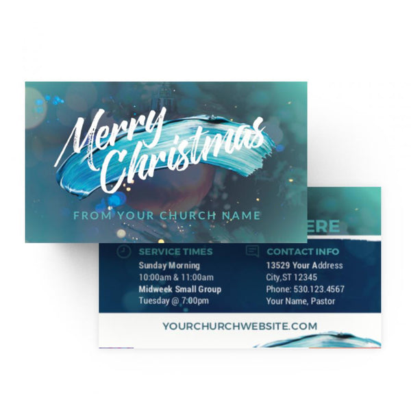 Merry Christmas - Mini Invitation Card