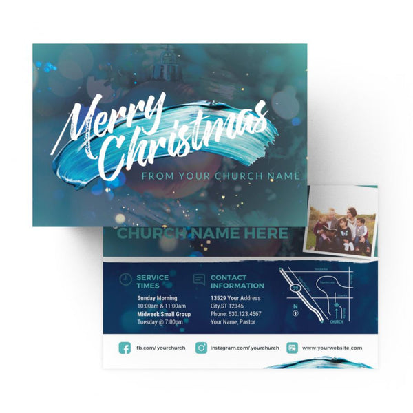 Merry Christmas - Standard Invitation Card