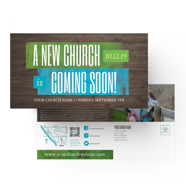 A New Church Coming Soon - Large EDDM Mailer