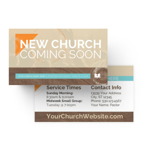 New Church Coming Soon - Mini Invitation Card
