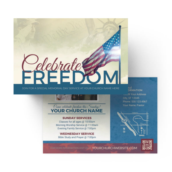 Celebrate Freedom - Standard Invitation Card