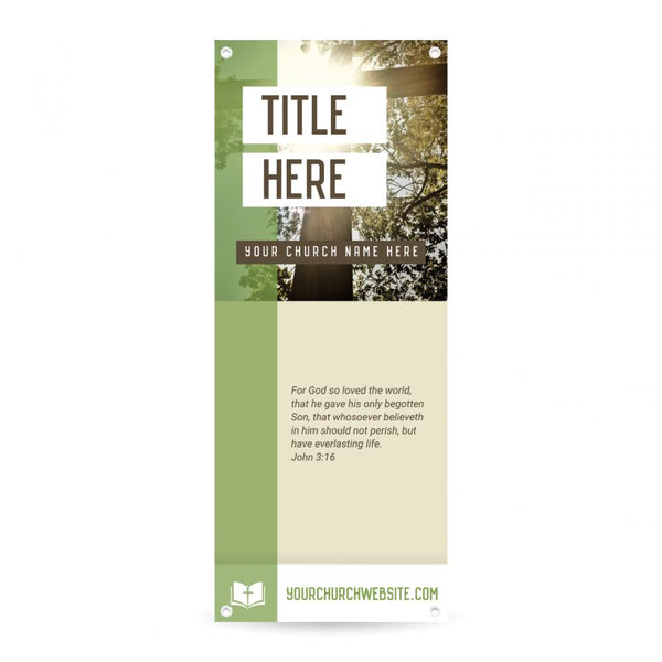 Cross Yearly Theme - Vertical Banner