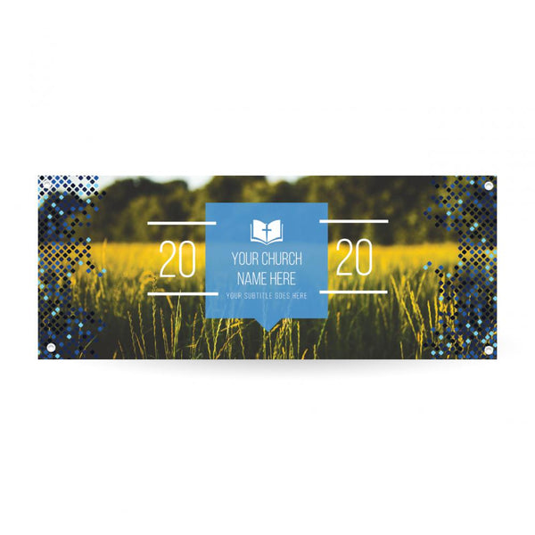Pixels Yearly Theme - Horizontal Banner