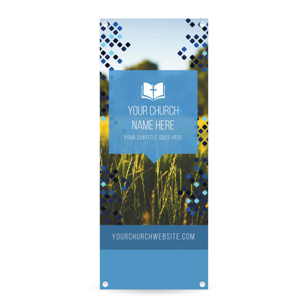 Pixels Yearly Theme - Vertical Banner