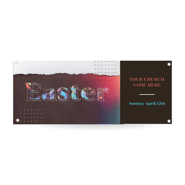 Easter Paper - Horizontal Banner