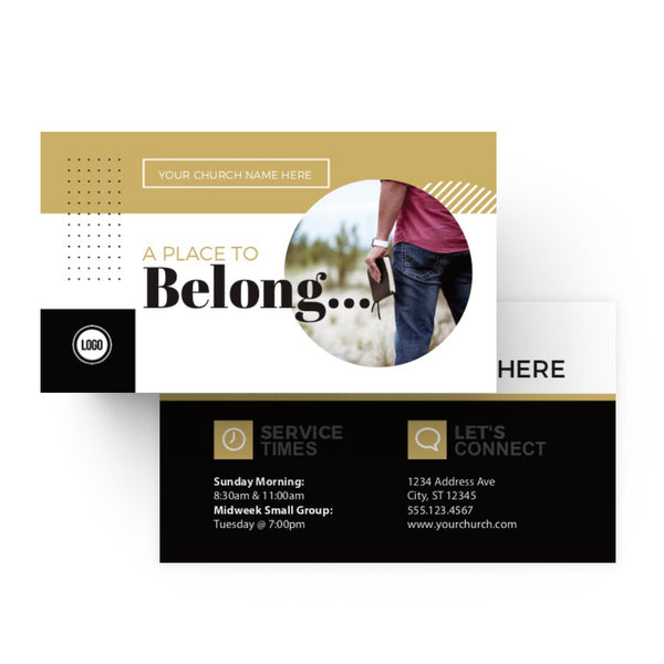 A Place To Belong - Mini Invitation Card