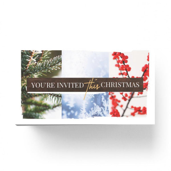 You're Invited This Christmas - Mini Invitation Card