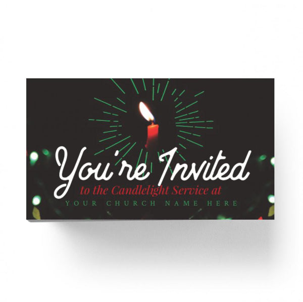 You're Invited Candle - Mini Invitation Card