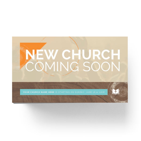 New Church Coming Soon - Mini Invitation Card