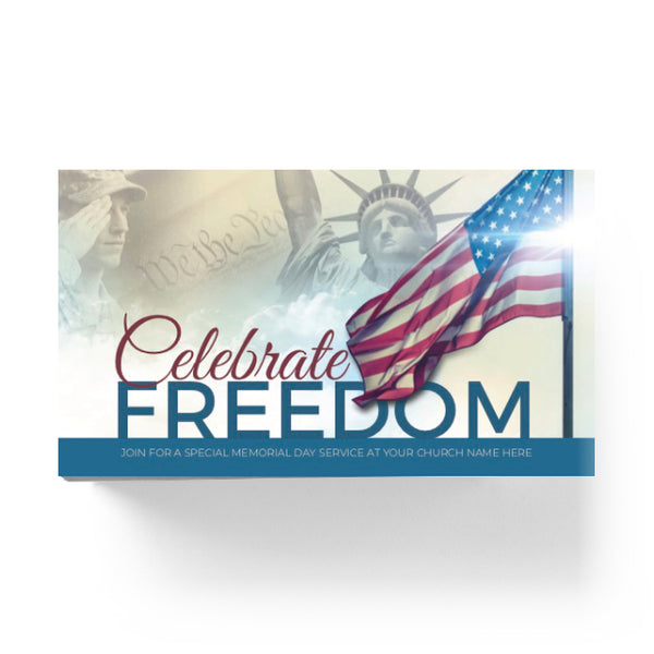 Celebrate Freedom - Mini Invitation Card