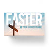 Easter Blue Cross - Mini Invitation Card