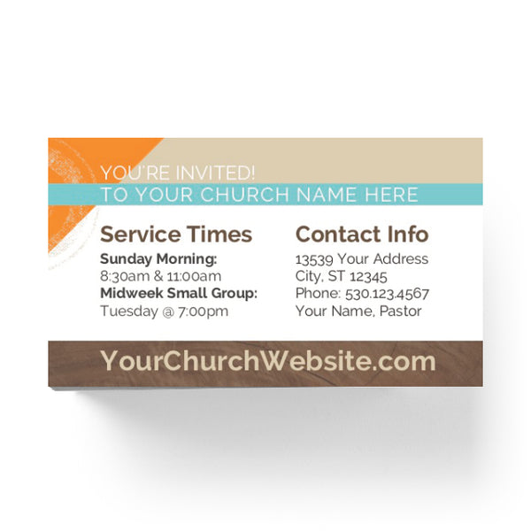 New Church Coming Soon - Mini Invitation Card