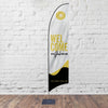 Wavy Lines - Feather Flag