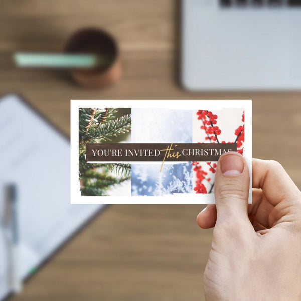 You're Invited This Christmas - Mini Invitation Card
