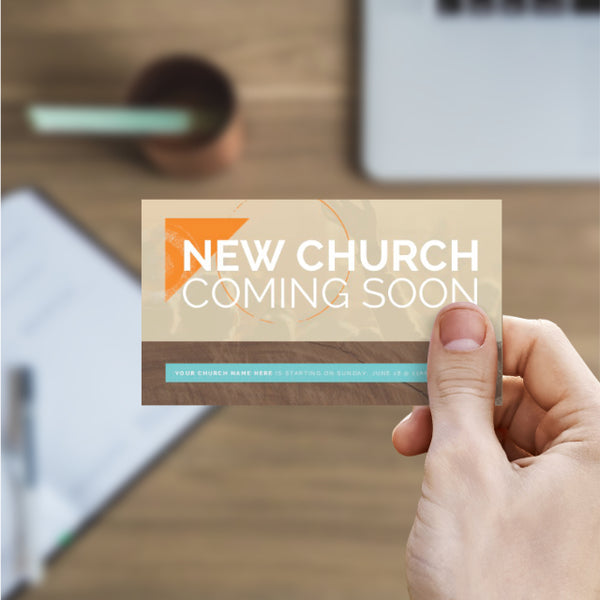 New Church Coming Soon - Mini Invitation Card