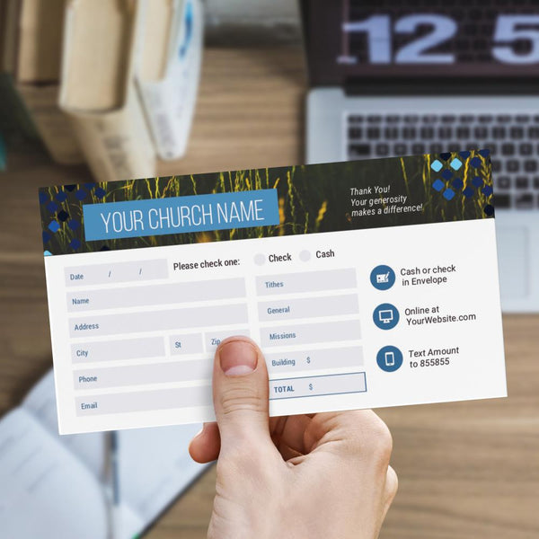 Pixels Yearly Theme - Long Flap Offering Envelope