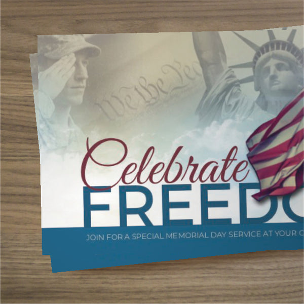 Celebrate Freedom - Mini Invitation Card