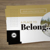 A Place To Belong - Mini Invitation Card