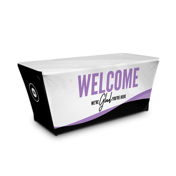 Wavy Lines - Stretch Table Cover