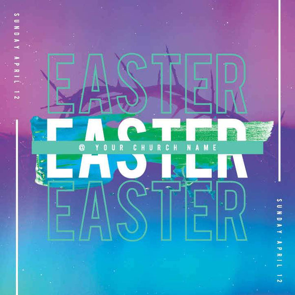 Easter Purple Gradient