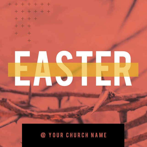 Orange Easter Crown