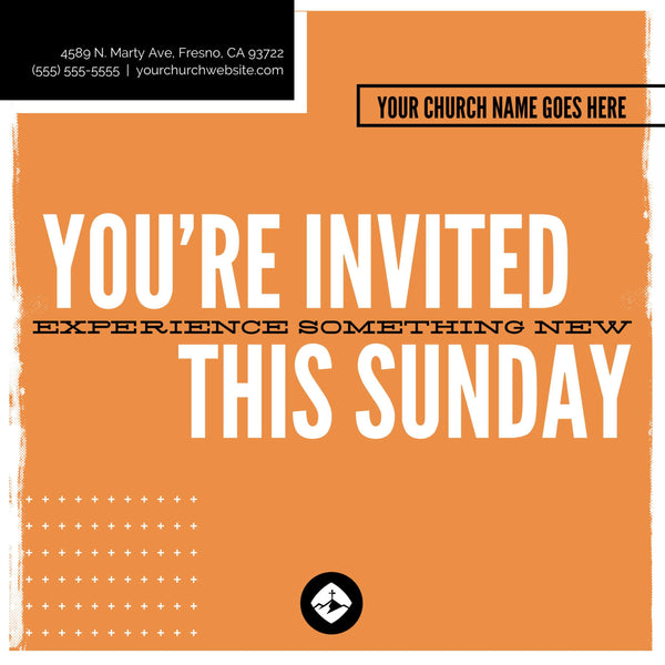 You're Invited Modern Orange