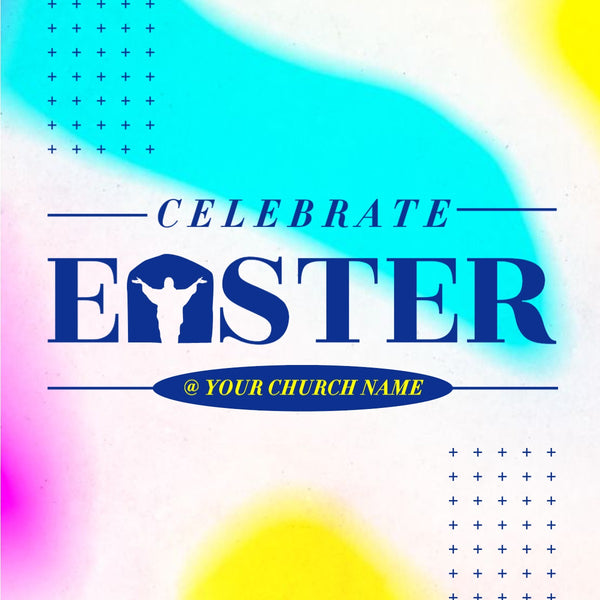Easter Neon - Social Media Graphic