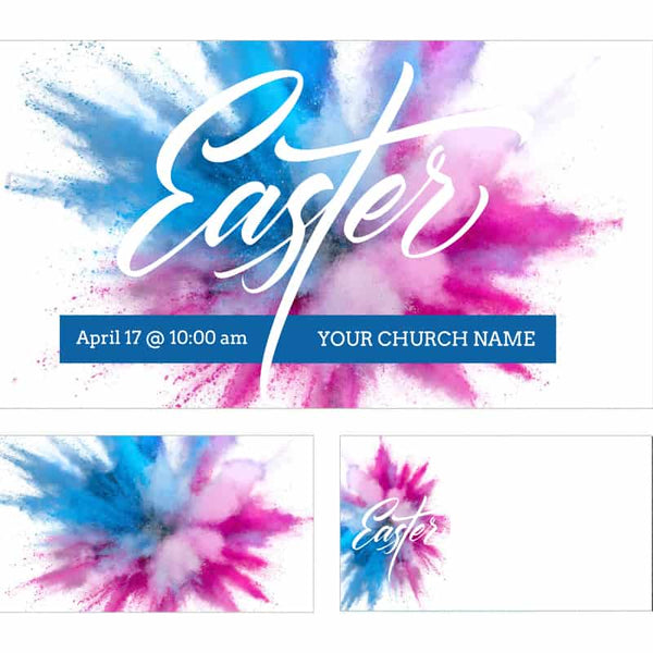 Easter Color Burst - Screen Set