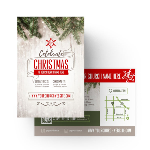 Celebrate Christmas - Standard Invitation Card