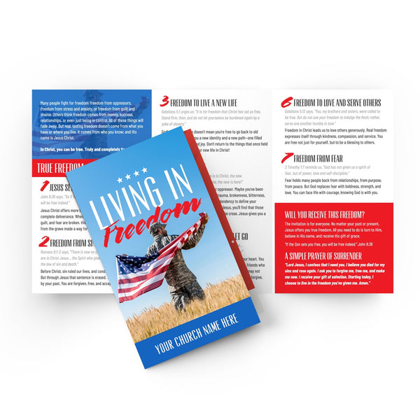 Living in Freedom - Trifold Tract