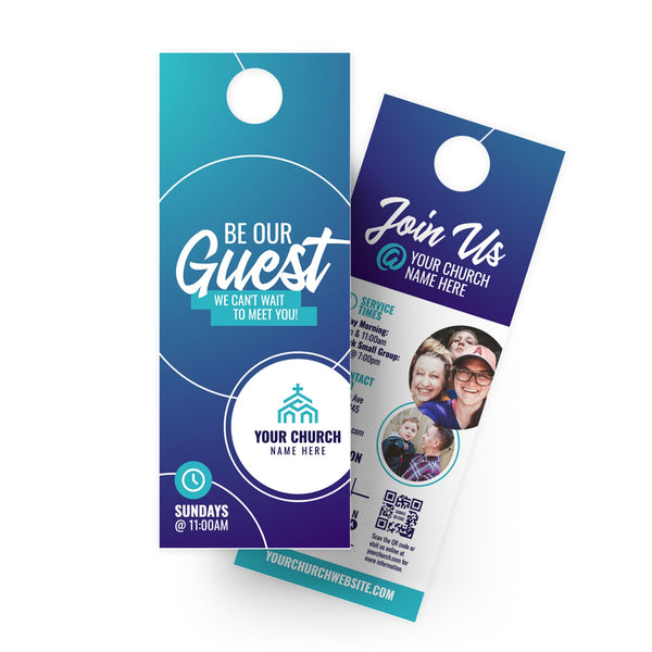 Soft Blue - Door Hanger