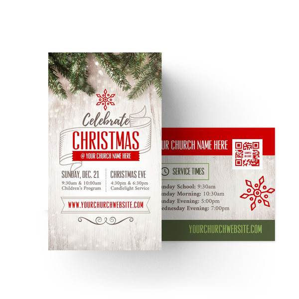 Celebrate Christmas - Mini Invitation Card