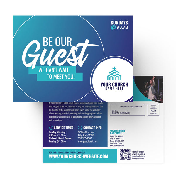 Soft Blue - Small EDDM Mailer
