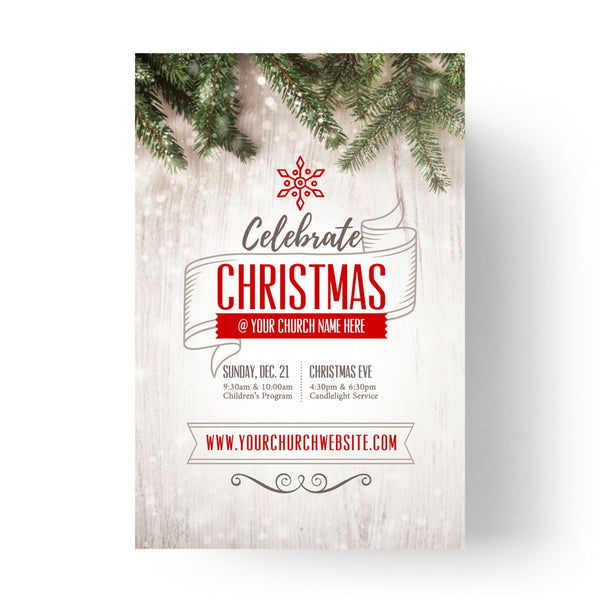 Celebrate Christmas - Standard Invitation Card