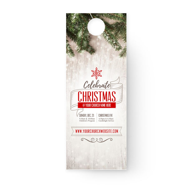 Celebrate Christmas - Door Hanger