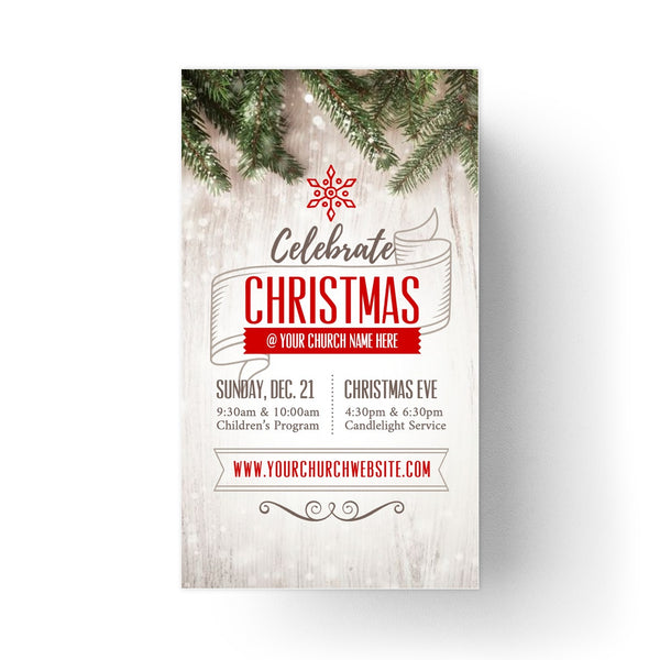 Celebrate Christmas - Mini Invitation Card