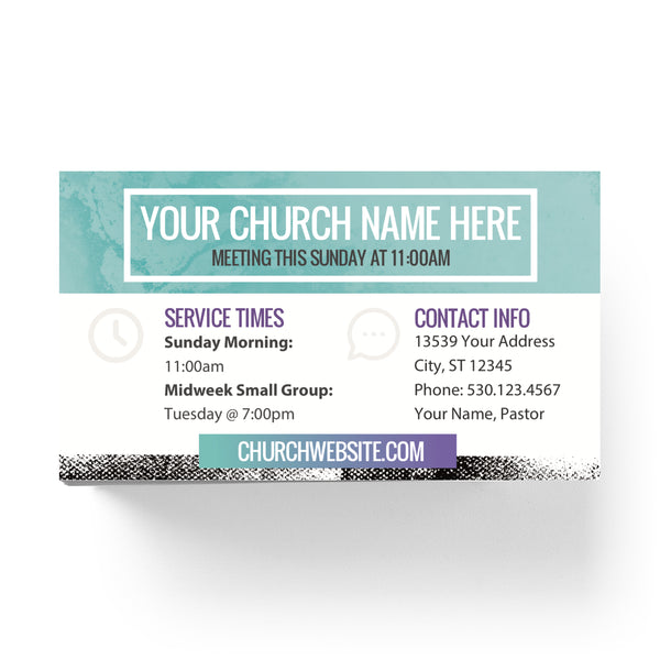 Be Our Guest Circle Gradient - Mini Invitation Card