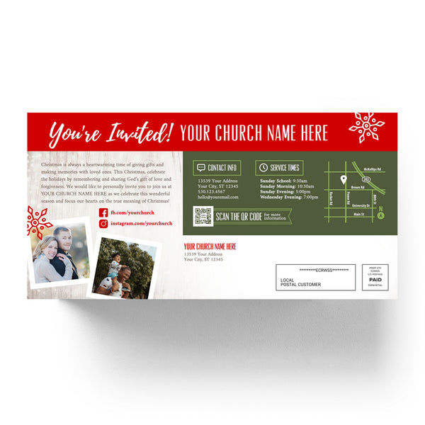 Celebrate Christmas - Large EDDM Mailer