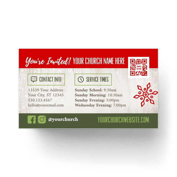 Celebrate Christmas - Mini Invitation Card