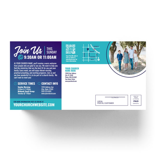 Soft Blue - Large EDDM Mailer